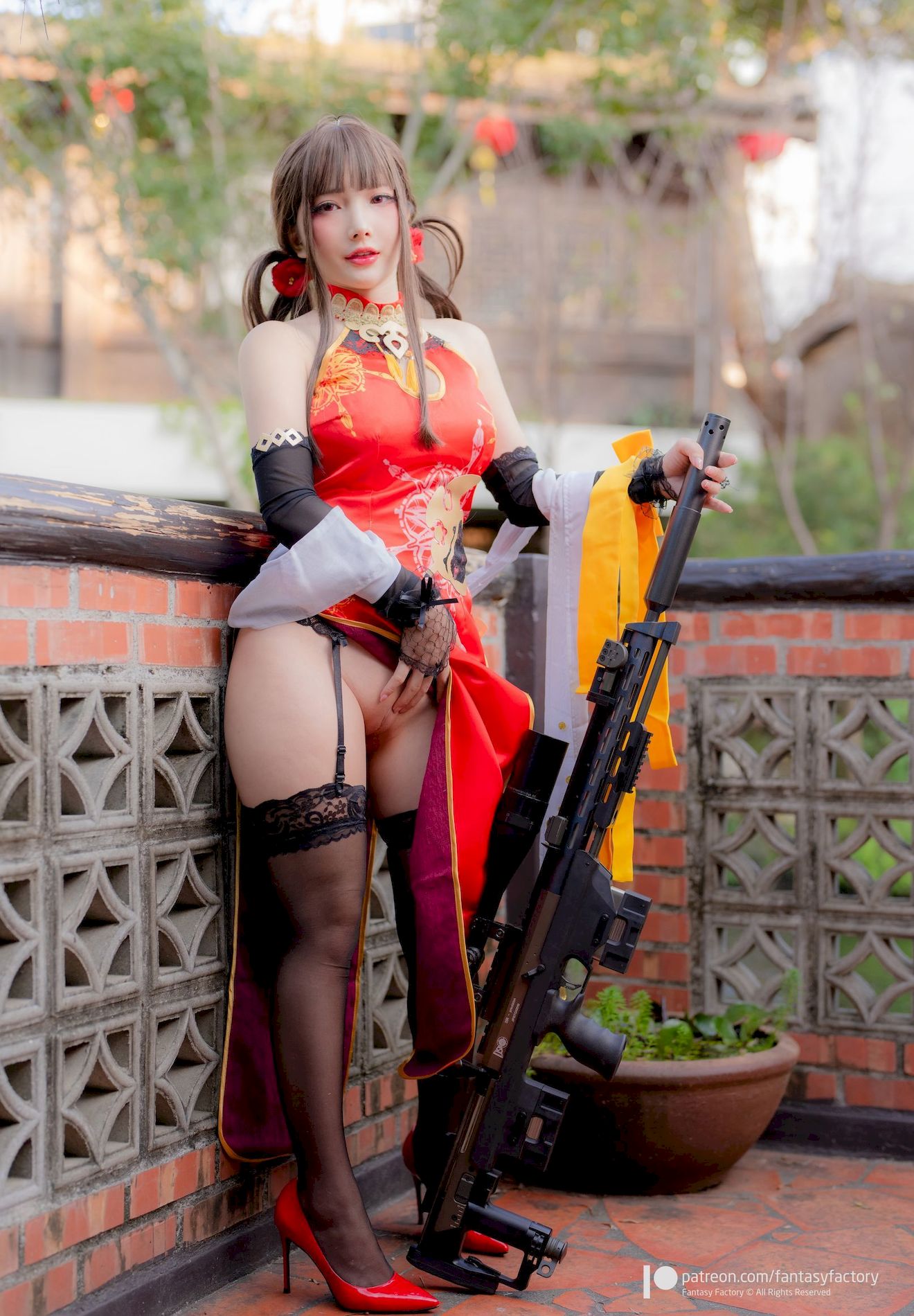 2022.01 FantasyStoryӰ] Girls ģ coserӰ СDing DSR Frontline Cheongsam ͼ Ůǰ 50 P.5